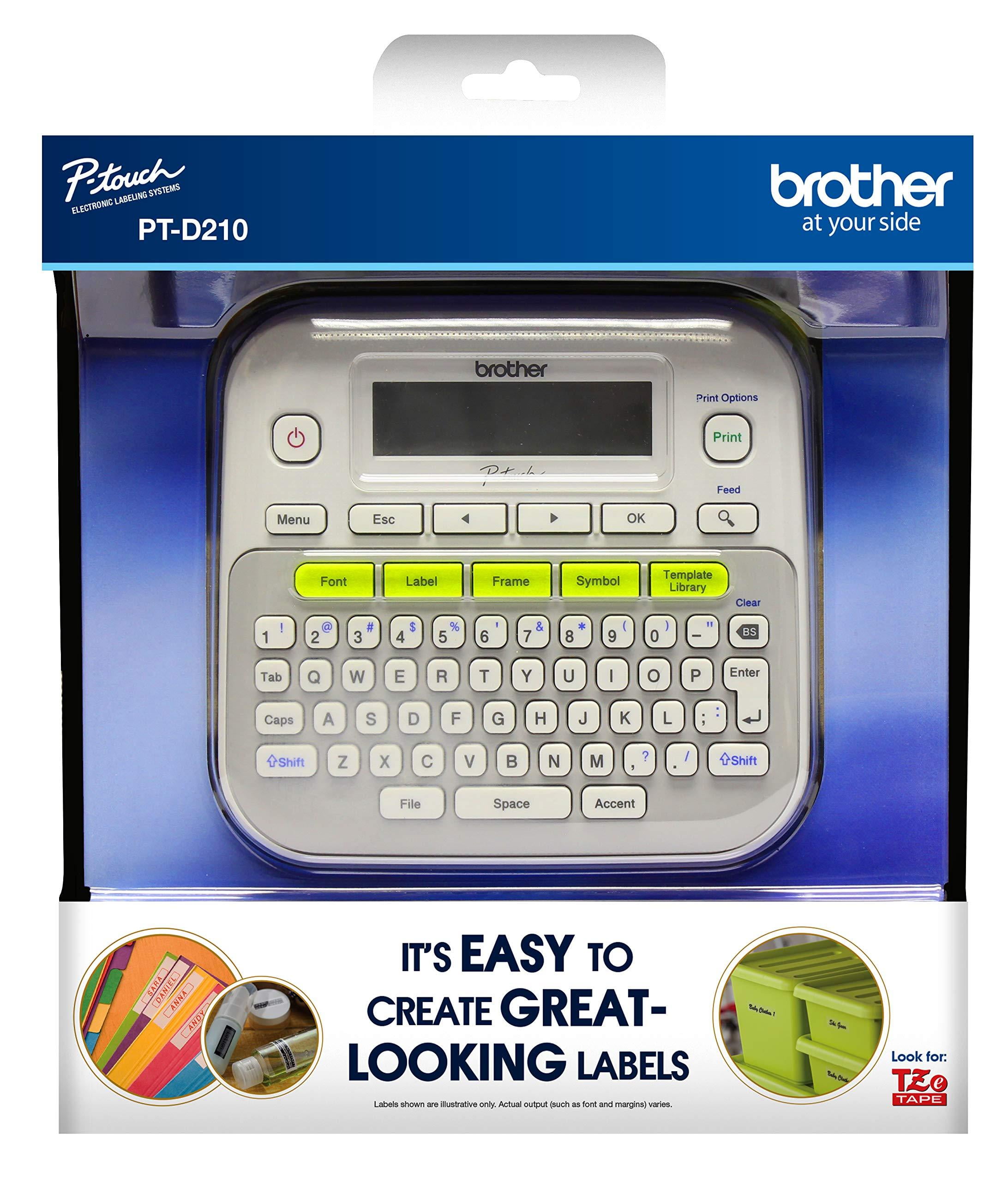 Brother PTouch PtD210 Label Maker Instructions bmplive