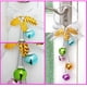 thumbnail image 4 of Paquete de cascabeles navideños y lazos para colgar en la puerta, adorno de pared para corona navideña Adepaton CPB-SSW115-3, 4 of 5