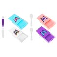 thumbnail image 4 of Rongfmy 4 Pieces Diamond Paintings Tray Holder 5D with Lid Container Rhinestone Tray Multi Color, 4 of 9