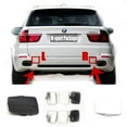 thumbnail image 1 of Trimla 2PCS Rear Tow Cover for 07-13 BMW X5 M-sport E70 Fit 3.0d 3.0si 4.8i 30i 35i 30d 40d 40i 50i M50d SAV 2007 2008 2009 2010 2011 2012 2013 bumper Towing Hook Eye Cap 51128037280, 1 of 5
