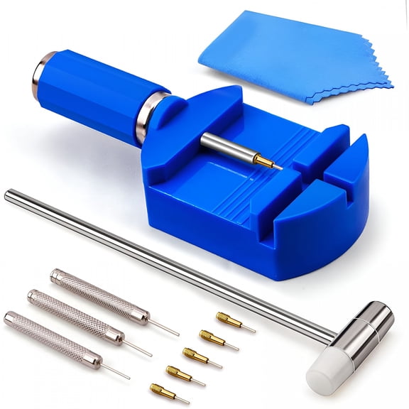EXLEAF Watch Link Removal Kit,Watch Band Strap Chain Pin Remover Repair Tool Kit for Watch Band Strap Adjustment,Bracelet Sizing and Watch Resizing Adjuster