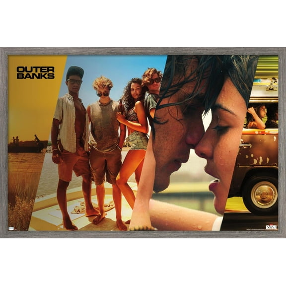 Netflix Outer Banks - Scenes Wall Poster, 22.375" x 34", Framed