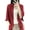 Red, variant on Women's Ruffle Trim Knit Open Front Poncho Cape Shawl Cozy and Stylish Wraps LightWeight Pashmina Scarf for Cold Weather