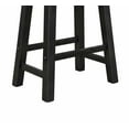 thumbnail image 6 of Boraam Sonoma 24" Backless Saddle Wood Bar Stool in Black Charcoal, 6 of 6