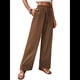 thumbnail image 1 of Pantalones Palazzo de para Mujer, Elegantes, de Verano, de Pierna , Holgados, Estilo Bohemio, de , para Playa, con Bolsillos. Café Marrón M, 1 of 10