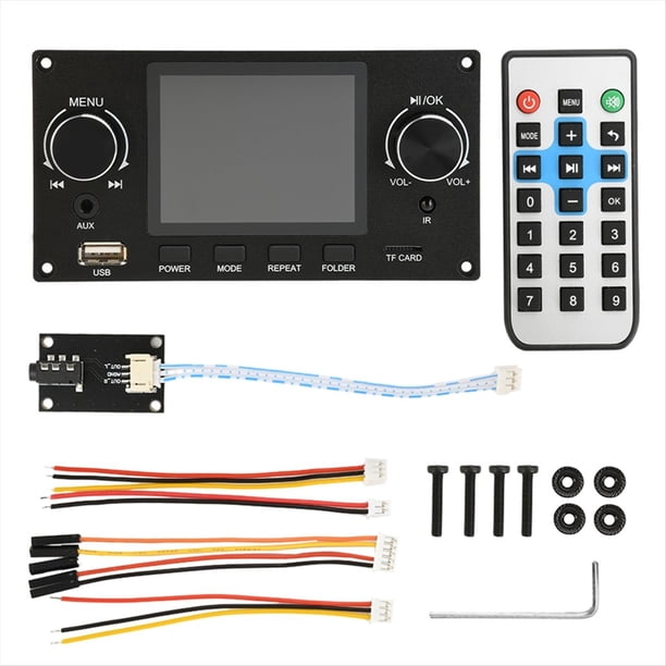 Módulo de Placa Decodificación Audio Sin Pérdida con Pantalla A Color TFT de 2,8 Pulgadas, Amplificador, Reproductor de Audio, Módulo de Radio FM para Automóvil de CC 4,5-5,0 V, B