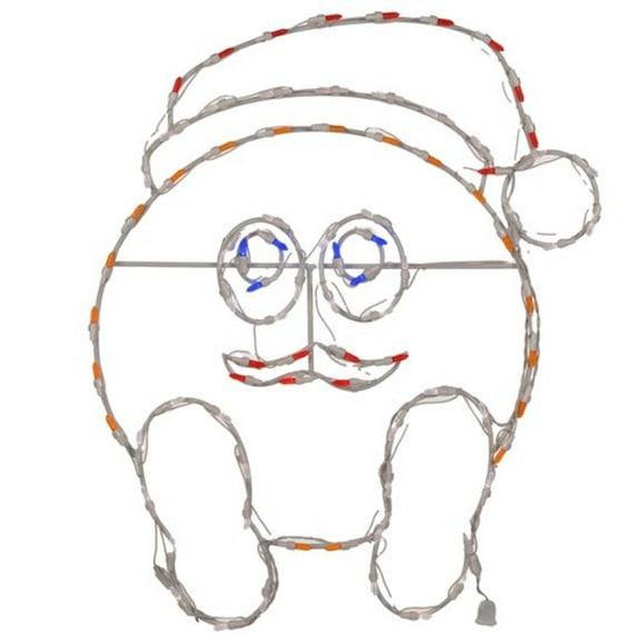 CC Christmas Decor LED Lighted Santa with Boots Outdoor Christmas Decoration - 30"