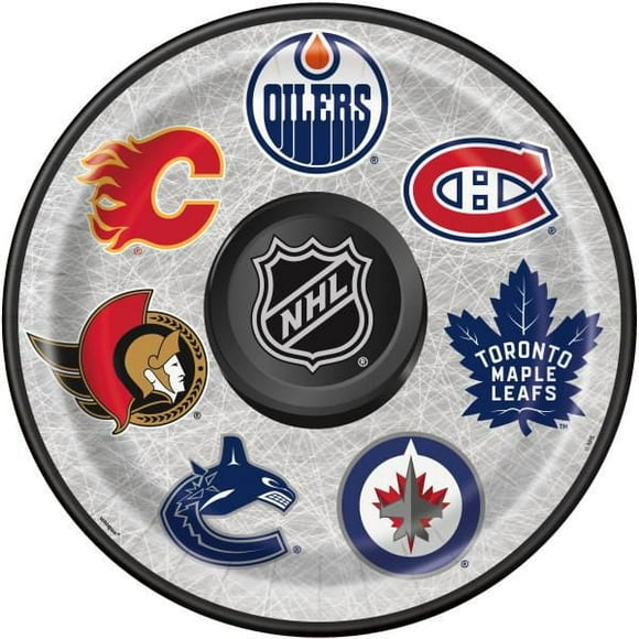 Unique Industries' NHL Round 9" Dinner Plates, 8ct