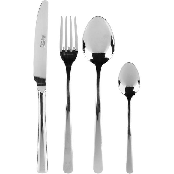 Combo-2151 Deluxe Vienna Stainless Steel 48 Piece Cutlery Set, 12 Person Service, Tableware With Forks, Knives, Tablespoons And Teaspoons, Dishwasher