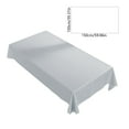 thumbnail image 3 of AuroraX Outdoor Rectangular Tablecloth Party Table Cloth Solid 39x59in Wrinkle Resistant Light blue Table Cover, 3 of 6