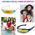 thumbnail image 4 of Gafas De Fiesta Retro Gafas De Fiesta Espacial Espacio Cosplay Vidrio Gafas De Sol Futuristas Cosplay Gafas De Fiesta Gafas Tema Espacial Retro Divertido Cool Gafas De Sol ANGGREK 2 uds negro 2 uds blanco, 4 of 5