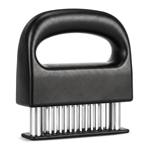 48-Blade Meat Tenderizer Tool, Stainless Steel Needle Tenderizer for Steak, Pork, Poultry & Fish, Black