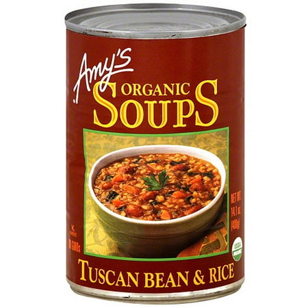 Amy's Tuscan Bean & Rice Soup, 14.1 oz (Pack of