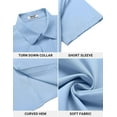 thumbnail image 5 of COOFANDY Short Sleeve Dress Shirt for Men Business Casual Button Down Shirt, 5 of 6