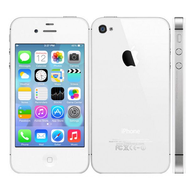 Apple iPhone 4s Verizon/Unlocked White 8GB (Scratch and Dent) - Walmart