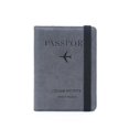 thumbnail image 1 of French Passport Cover, Gray Passport Cover Mit Rfid-blocker, Artificial Leather Passport Pouch, Travel Accessories Passport Case, Credit Card, Bank Ca, 1 of 5