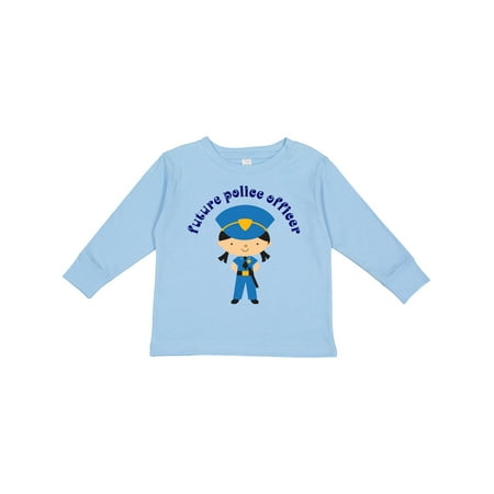 

Inktastic Future Police Officer Girls Law Enforcement Gift Toddler Toddler Girl Long Sleeve T-Shirt