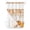 White, Orange, variant on No Hook Shower Curtain, Thanksgiving Standard Shower Curtains with Snap in Liner, Fall Orange White Pumpkin Leaves Vines Flower Waterproof Washable Fabric Bathroom Curtain Set, 66" x 72"