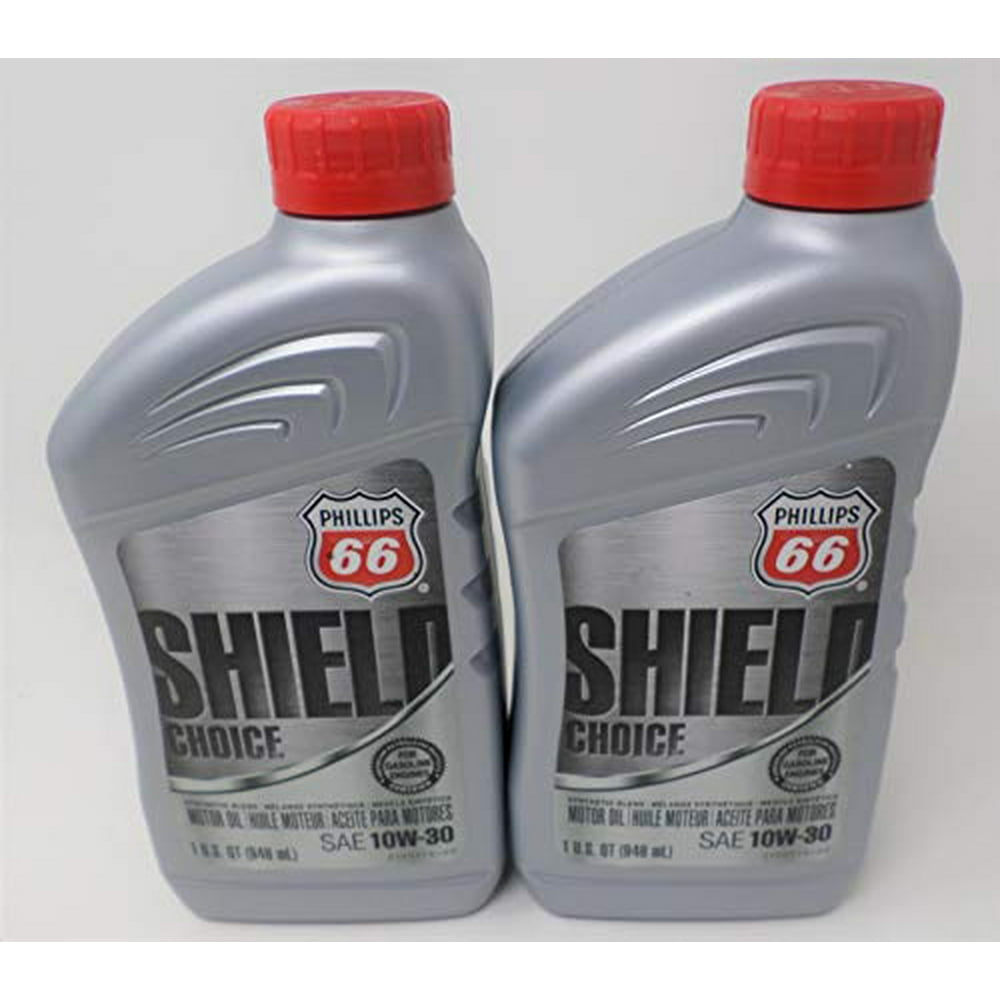 Phillips 66 10W30 Shield Choice Oil Quart 1081431 (Pack of 2) Walmart