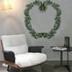 thumbnail image 4 of Adorno de pared verde artificial, adorno de pared con flores de plástico, decoración de pared verde artificial, arte de pared con plantas de hojas grandes, decoración fácil para el hogar,, 4 of 9
