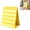 Yellow, variant on Lyxbone Double Sided Tabletop Pocket Chart Stand Portable Foldable for Classroom Home