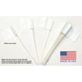 thumbnail image 5 of Step 'N Tilt Plastic Stake Flags for Marking Sprinkler Heads and Other Objects for Lawn Aeration, White Color, 5 of 5