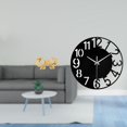 thumbnail image 2 of Tirador De Latón Con Forma De Lazo Para Cajones De Cocina Y Armarios, Con Reloj De Pared Silencioso Decorativo De Acrílico, Fácil De Leer, Ideal Para Baño, Hotel, Oficina Y Hogar., 2 of 8