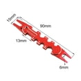 thumbnail image 3 of Bigworldlittlethings RC Ball End Remover RC Ball Joint Removal Tool Reemplazos Rojo Zulema llave multiusos, 3 of 8