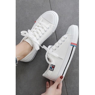 womens white canvas shoes walmart