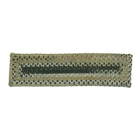 Colonial Mills Ridgevale 100% Wool Stair Treads Grecian Green 8"x28"