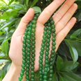 thumbnail image 5 of 2 Strands Adabele Natural Green Jade Healing Gemstone Loose Round Beads 6mm (0.24 Inch) Spacer Beads (116-124pcs total) GS15-6 6mm (2 Strands) 5) Green Jade, 5 of 6
