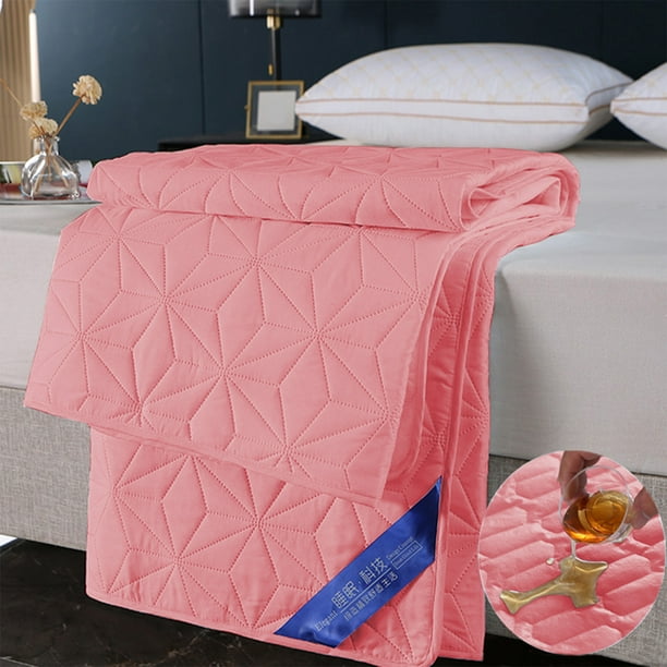 Protector de colchón impermeable, funda acolchada ajustable Ed, algodón, 150 x 200 cm, suave y transpirable para una comodidad durante toda la noche, hipoalergénico y lavable a máquina,