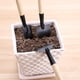 thumbnail image 3 of Juego de herramientas de jardín, kit de jardinería resistente de aluminio fundido de 3 piezas que incluye paleta de mano, paleta de trasplante y rastrillo de mano cultivador, con mango, 1,23 cp, 3 of 5