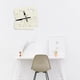 thumbnail image 4 of Reloj colgante, reloj de queso minimalista nórdico, reloj de mesa ornamental, acrílico Blanco lechoso, 4 of 9