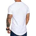 thumbnail image 4 of Playera Negra Para Hombre Cuello Redondo Manga Corta Lycra, 4 of 8
