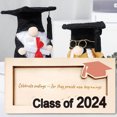 thumbnail image 3 of YAOMOBB Graduation Money Clip Graduation Money Holder Wooden Class of Graduates Cash Storage Envelope Photo Frame, 3 of 7