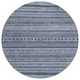 thumbnail image 2 of Addison Rugs Chantille Indoor/Outdoor Transitional Stripes Blue Washable Round Rug, 8' x 8', 2 of 6