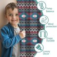 thumbnail image 3 of Blackout Kids Curtains,Boho Bohemia Geometric Line Art Childrens Insulated Curtains Set Of 2,Bedroom Essentials,Toddler Room Decor 42"x54"(106x137cm), 3 of 4