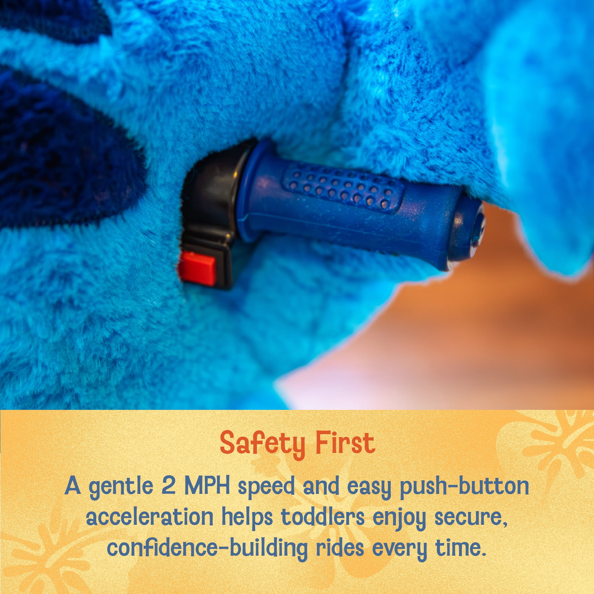 Dynacraft Disney Stitch 6V Plush Electric Ride-On Toy, For Ages 18 Months to 3 Years, 1 Count