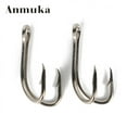 thumbnail image 5 of Double Hook Metal Fishing Fish Long Spiky Hooks for Pond Lake River, 5 of 7
