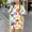 White, variant on ITSAME Girls Outfits 2-Piece, Crewneck T-Shirt and Shorts Floral Print Summer Loose Casual Clothes Set Brown Size 14-15