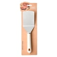 thumbnail image 2 of Cook with Color 12.6-Inch Stainless Steel Griddle Turner with Heat-Resistant Silicone Grip, Cream, 2 of 5