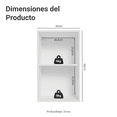 thumbnail image 2 of Alacena Gabinete Superior Cocina Madesa Vik 40cm BV, 2 of 5