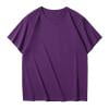 thumbnail image 4 of Pisexur T Shirts for Man , Hommes Couleur Unie Mode Décontractée Ventilée Col Rond Exercice Manches Courtes Haut Violet, 2TG Chemises de Golf Hommes & Chemises Hommes, 4 of 4