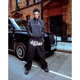 thumbnail image 5 of Pantalones vaqueros holgados negros para hombre, moda urbana, hip hop, bordado de letras, estilo punk Y2k, pantalones casuales rectos de pierna ancha, 2023, 5 of 5