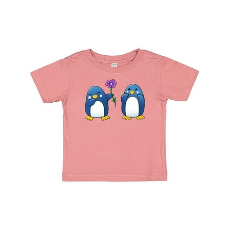 

Inktastic Cute Penguins in love for Valentine s Day Gift Baby Boy or Baby Girl T-Shirt