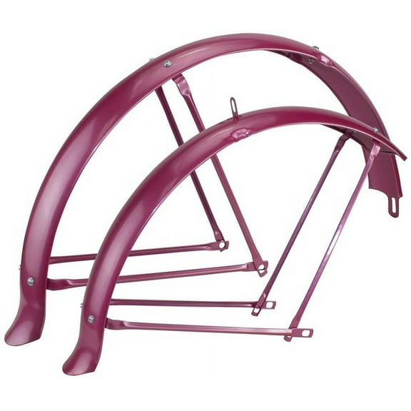 26" Fender Set Flared Standard Balloon 80mm Metallic Pink 423