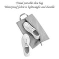 thumbnail image 4 of Travel Shoe Storage Bag | Water-Resistant Oxford Fabric | Portable Handle | Washable Dustproof Shoe Organizer for Luggage | Fits Most Sizes | 37x23cm | 1 Pack, 4 of 9