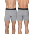 thumbnail image 2 of Fruit of the Loom Men's Crafted Comfort Stretch Boxer Briefs, Regular Leg-Assorted, Large, 2 of 6