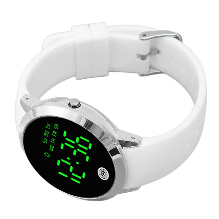 ✴︎✴︎ ZX Men Digital Watch Round Color Screen Waterproof Backlit